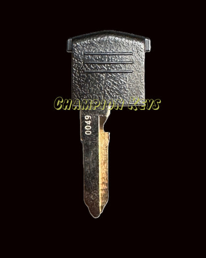 KAWASAKI KEY (27008-0048, 27008-0049)   _   Key Code Series: B8001-B9000, G8001-G9000, B111111-B444444, A111111-A444444   _   Year: 2008-2022   _   Models: ZG1400