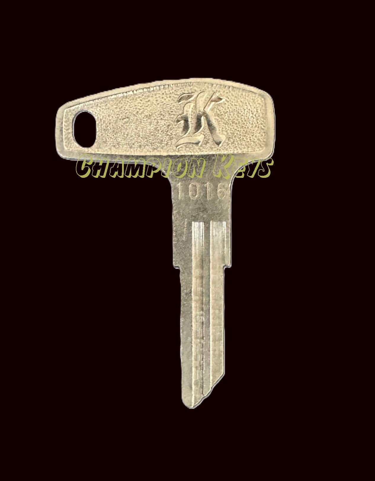 KAWASAKI KEY (27008-1016)   _   Key Code Series: 001-999   _   Year: 1970-1977   _   Models: KH100, KV100, G4TR, G3SS, F8, F5