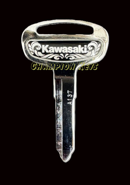 KAWASAKI KEY (27008-1179, 27008-1180)   _   Key Code Series: B8001-B9000, G8001-G9000, B111111-B444444, A111111-A444444    _   Year: 1999-2004   _   Models: VN1500