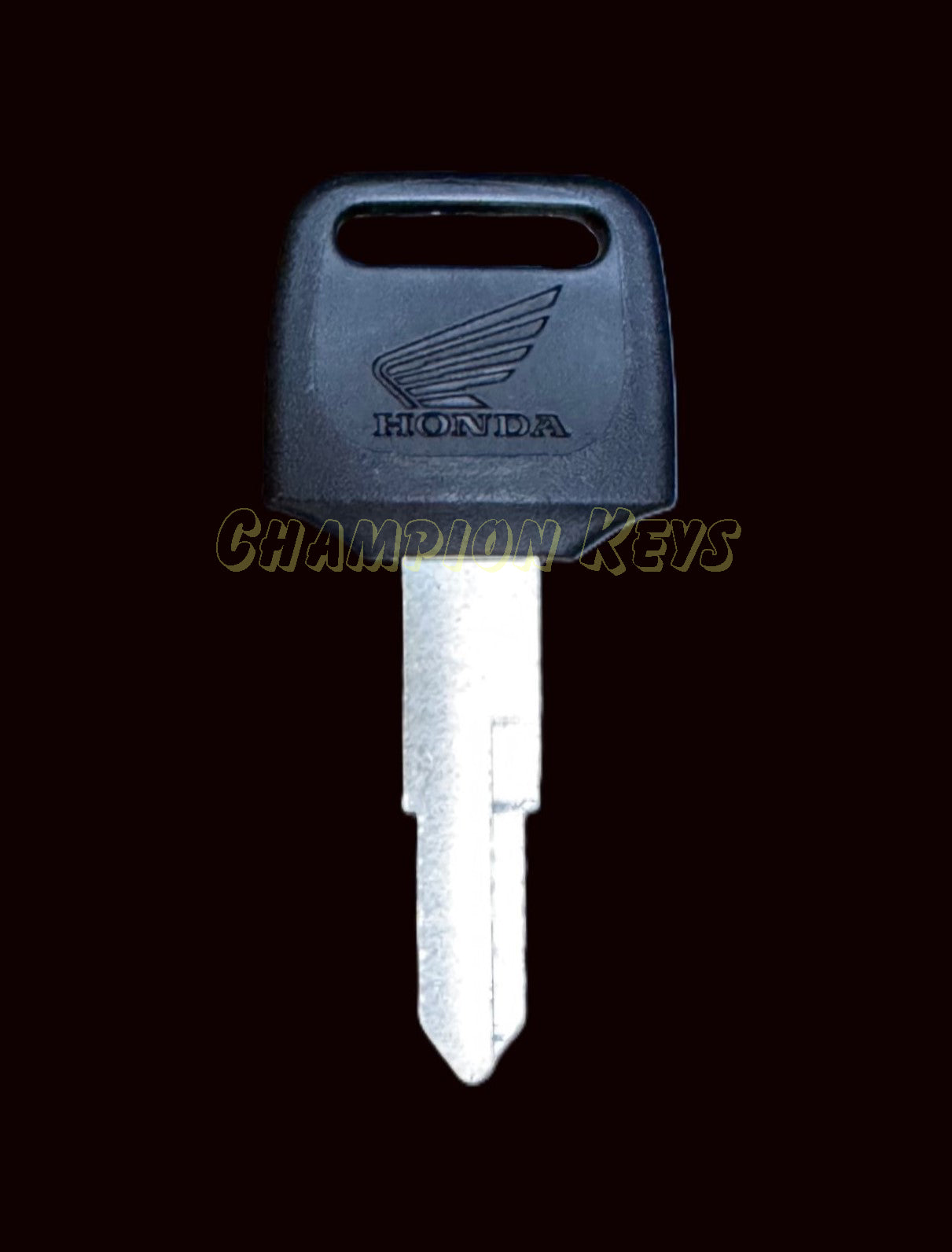 HONDA KEY (35121-KW3-771 & 25121-KW3-772)   _   Key Code Series: A00-A99, B001-B99, C00-C99, D00-D99   _   Year: 1980-2024   _   Models: Gold Wing-Nighthawk-XL’s-CM450-Shadow-V45-Sabre-Magna,-Hurricane-Reflex-NX-Interceptor-Reble-XR’s-RC51 and more!