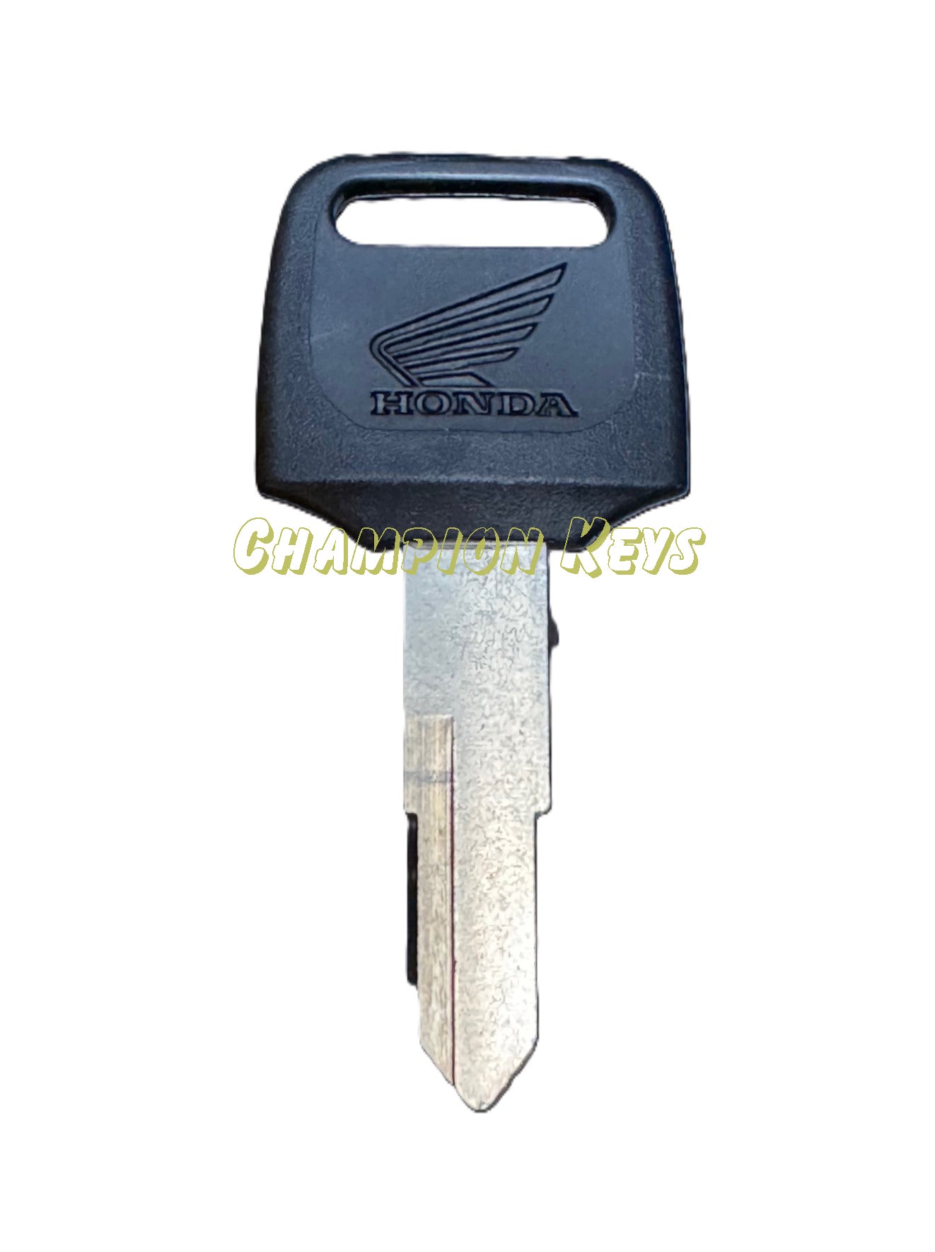 HONDA KEY (35121-KW3-771 & 25121-KW3-772)   _   Key Code Series: A00-A99, B001-B99, C00-C99, D00-D99   _   Year: 1980-2024   _   Models: Gold Wing-Nighthawk-XL’s-CM450-Shadow-V45-Sabre-Magna,-Hurricane-Reflex-NX-Interceptor-Reble-XR’s-RC51 and more!