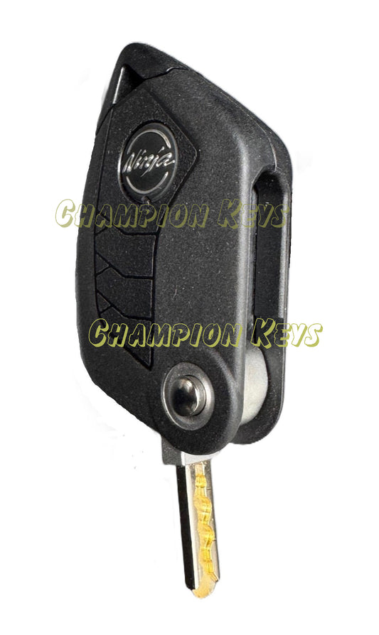KAWASAKI KEY (27008-0704)   _   Key Code Series: M7001-M8000   _   Year: 2014-2019   _   Models: EX500 w/IMMOBILIZER - Flip Key