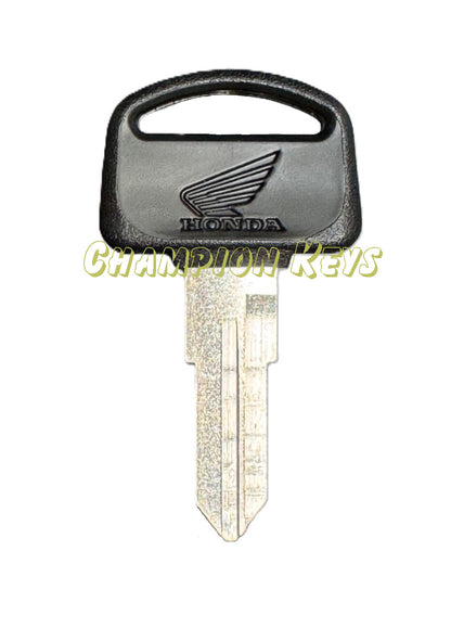 HONDA KEY OEM (35121-GWO-731) Key Code Series: A00-A99, B001-B99, C00-C99, D00-D99  -  Year: 1983-1988 – Models: TRX125, Fourtrax, ATC125, CT110, Trail 110, FL350, Odyssey