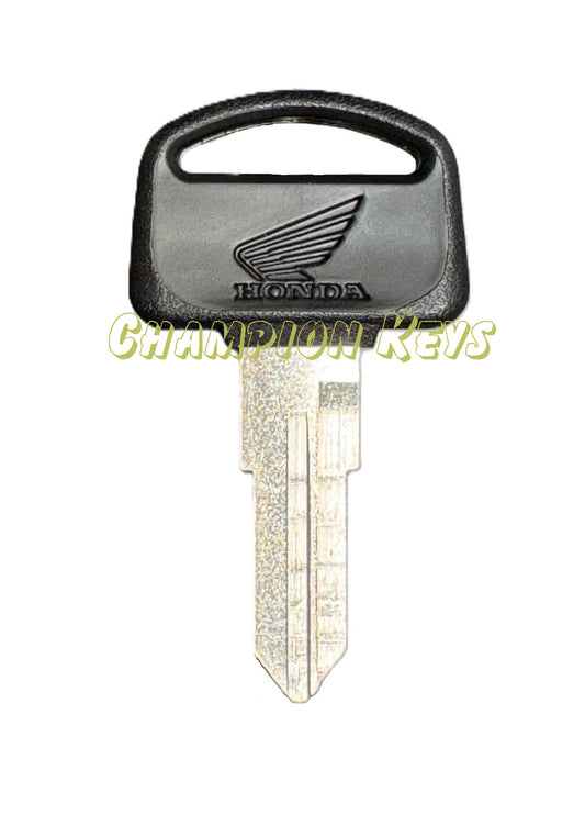HONDA KEY OEM (35121-GWO-731) Key Code Series: A00-A99, B001-B99, C00-C99, D00-D99  -  Year: 1983-1988 – Models: TRX125, Fourtrax, ATC125, CT110, Trail 110, FL350, Odyssey