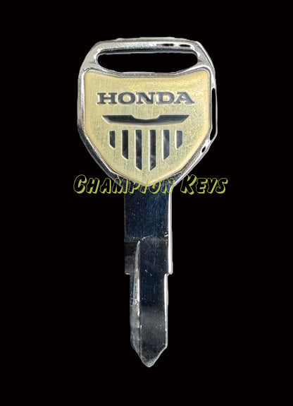 HONDA KEY OEM (35121-MCH-810, 35122-810) Key Code Series: A00-A99, B001-B99, C00-C99, D00-D99  -  Year: 2002-2008 – Models: VTX1800, VTX1300
